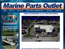 Tablet Screenshot of marinepartsoutlet.com